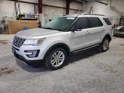 Salvage cars for sale at Oklahoma City, OK auction: 2017 Ford Explorer XLT