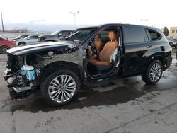 Salvage cars for sale at auction: 2024 Toyota Highlander LE