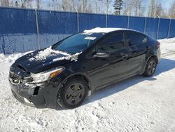 Salvage cars for sale at Moncton, NB auction: 2017 KIA Forte LX