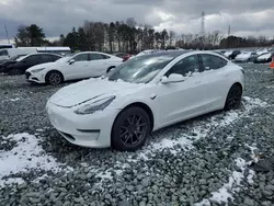 Salvage cars for sale at Mebane, NC auction: 2020 Tesla Model 3