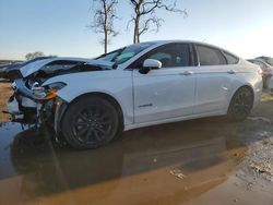 Salvage cars for sale at San Martin, CA auction: 2017 Ford Fusion SE Hybrid