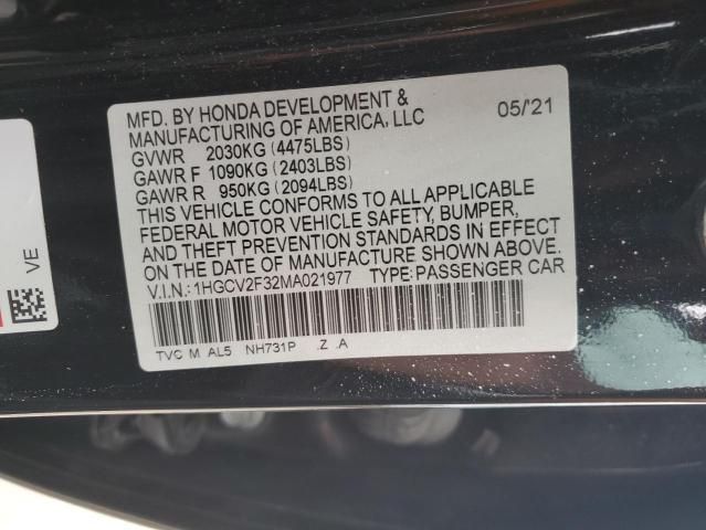 2021 Honda Accord Sport