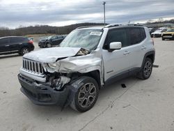 Salvage cars for sale at Lebanon, TN auction: 2017 Jeep Renegade Limited