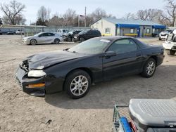 Salvage cars for sale at Wichita, KS auction: 2002 Chevrolet Camaro