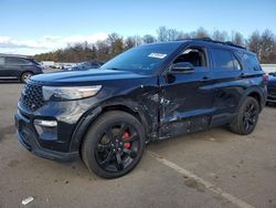 Salvage cars for sale at Brookhaven, NY auction: 2022 Ford Explorer ST