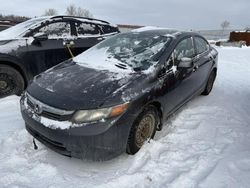 Honda salvage cars for sale: 2012 Honda Civic LX