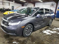 Salvage cars for sale at Denver, CO auction: 2021 Honda Odyssey EXL