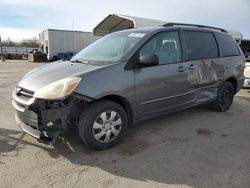 Salvage cars for sale at Fresno, CA auction: 2005 Toyota Sienna CE