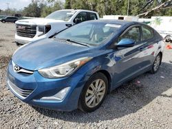 Salvage cars for sale at Riverview, FL auction: 2014 Hyundai Elantra SE