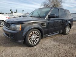 Salvage cars for sale at Mercedes, TX auction: 2011 Land Rover Range Rover Sport HSE