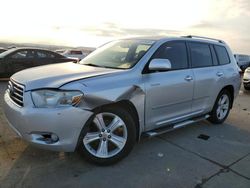 2010 Toyota Highlander Limited en venta en Grand Prairie, TX