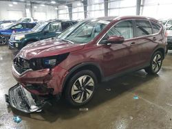 Salvage cars for sale at Ham Lake, MN auction: 2015 Honda CR-V Touring