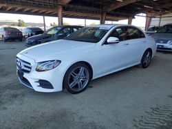 Salvage cars for sale at American Canyon, CA auction: 2018 Mercedes-Benz E 300