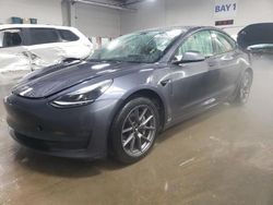 Salvage cars for sale at Elgin, IL auction: 2022 Tesla Model 3