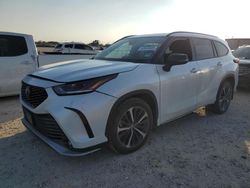 Salvage cars for sale at San Antonio, TX auction: 2022 Toyota Highlander XSE