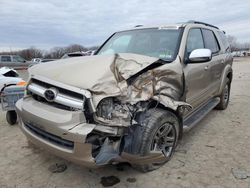 Salvage cars for sale at Bridgeton, MO auction: 2007 Toyota Sequoia Limited