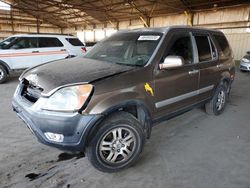 Salvage cars for sale at Phoenix, AZ auction: 2002 Honda CR-V EX