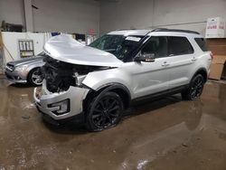 Salvage cars for sale at Elgin, IL auction: 2017 Ford Explorer XLT