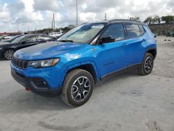 Salvage cars for sale at Homestead, FL auction: 2025 Jeep Compass Trailhawk