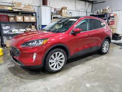 Salvage cars for sale at Rogersville, MO auction: 2021 Ford Escape Titanium