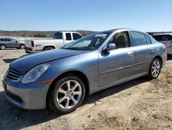 Salvage cars for sale at Chatham, VA auction: 2005 Infiniti G35