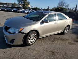 Salvage cars for sale at San Martin, CA auction: 2013 Toyota Camry L