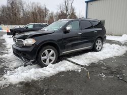 Salvage cars for sale from Copart Albany, NY: 2014 Dodge Durango Citadel