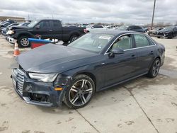 Salvage cars for sale at Grand Prairie, TX auction: 2018 Audi A4 Premium Plus