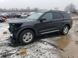 Salvage cars for sale at Hillsborough, NJ auction: 2021 Ford Explorer XLT