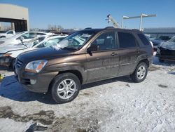 Salvage cars for sale at Kansas City, KS auction: 2008 KIA Sportage EX