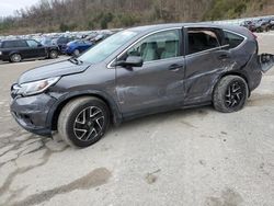 Salvage cars for sale at Hurricane, WV auction: 2016 Honda CR-V SE