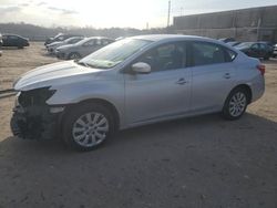 Salvage cars for sale at Fredericksburg, VA auction: 2016 Nissan Sentra S