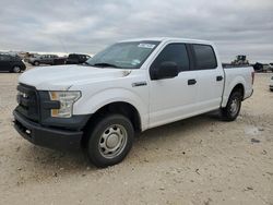 Salvage cars for sale at Temple, TX auction: 2016 Ford F150 Supercrew