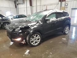 Salvage cars for sale at Franklin, WI auction: 2015 Ford Escape Titanium