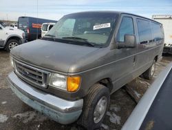 Ford Econoline e350 Super Duty salvage cars for sale: 2003 Ford Econoline E350 Super Duty Wagon