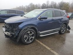 Salvage cars for sale at Brookhaven, NY auction: 2017 Honda CR-V Touring