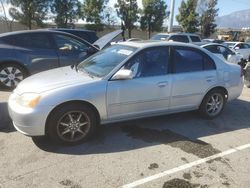 Salvage cars for sale at Rancho Cucamonga, CA auction: 2001 Honda Civic EX