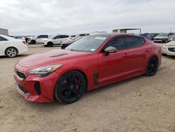 Salvage cars for sale at Amarillo, TX auction: 2018 KIA Stinger GT2