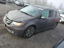 Salvage cars for sale at Portland, OR auction: 2015 Honda Odyssey Touring