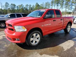 Salvage cars for sale at Harleyville, SC auction: 2012 Dodge RAM 1500 ST