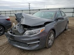 Salvage cars for sale at Elgin, IL auction: 2018 KIA Optima LX