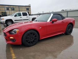 Salvage cars for sale at Wilmer, TX auction: 2017 Fiat 124 Spider Classica