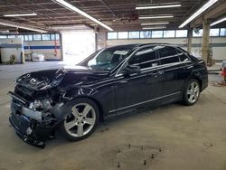 Salvage cars for sale at Wheeling, IL auction: 2010 Mercedes-Benz C 300 4matic