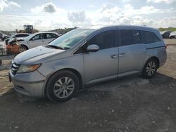 Salvage cars for sale at West Palm Beach, FL auction: 2016 Honda Odyssey SE