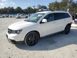 Salvage cars for sale at Ocala, FL auction: 2019 Dodge Journey Crossroad