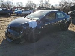 Toyota salvage cars for sale: 2017 Toyota Corolla L