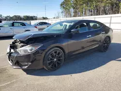 Salvage cars for sale at Dunn, NC auction: 2017 Nissan Maxima 3.5S