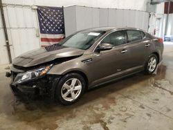 Salvage cars for sale at Avon, MN auction: 2015 KIA Optima LX