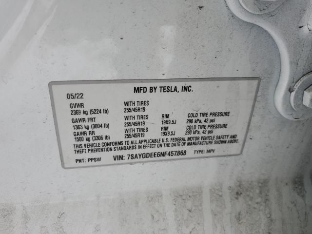 2022 Tesla Model Y