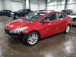 Salvage cars for sale at Ham Lake, MN auction: 2017 KIA Forte LX